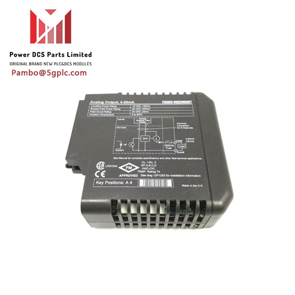 Emerson KJ3004X1-BA1 DeltaV Fieldbus H1 কার্ড মডিউল